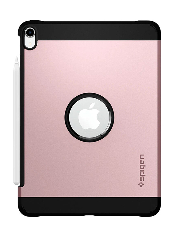 Spigen Apple iPad Pro 11 inch Tough Armor Tablet Flip Cover, Rose Gold