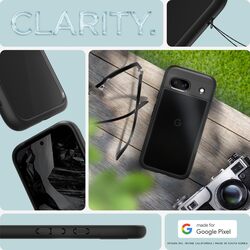 Spigen Ultra Hybrid for Google Pixel 8a case cover - Matte Black