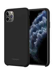 Spigen Apple iPhone 11 Pro Max Silicone Fit Designed Mobile Phone Case Cover, Black