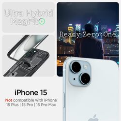Spigen iPhone 15 case cover Ultra Hybrid MagFit compatible with MagSafe - Zero One