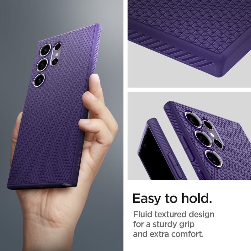 Spigen Samsung Galaxy S24 ULTRA case cover Liquid Air - Deep Purple