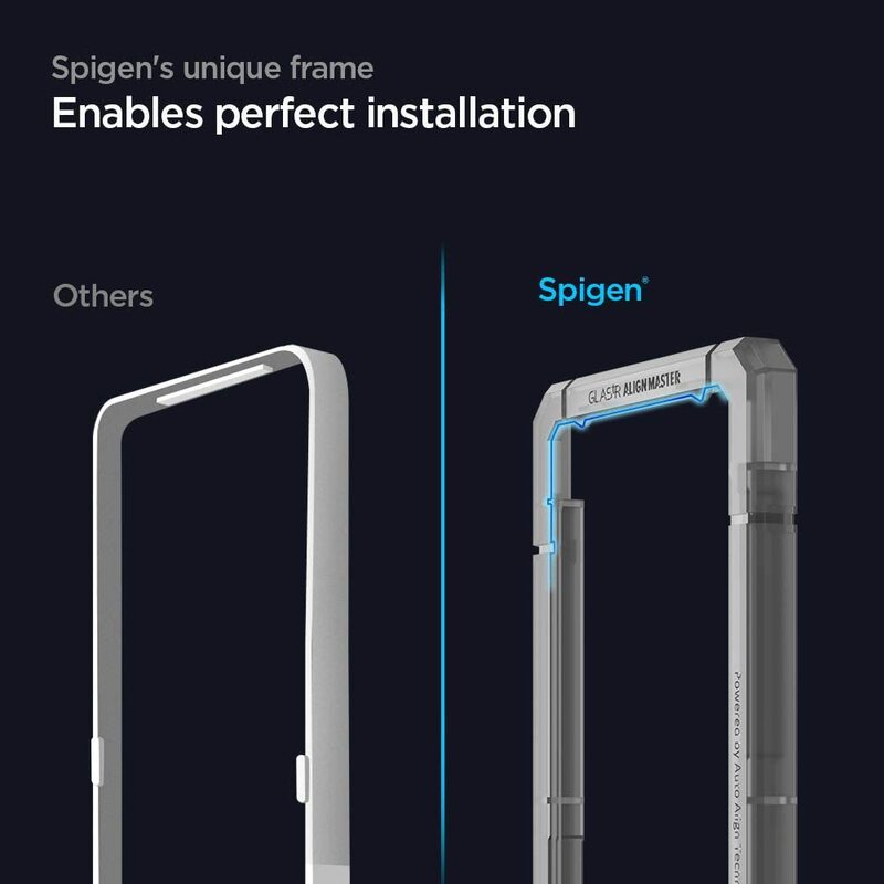 Spigen Samsung Galaxy A72 Tempered Glass Screen Protector Premium GLAStR Align Master, Full Cover