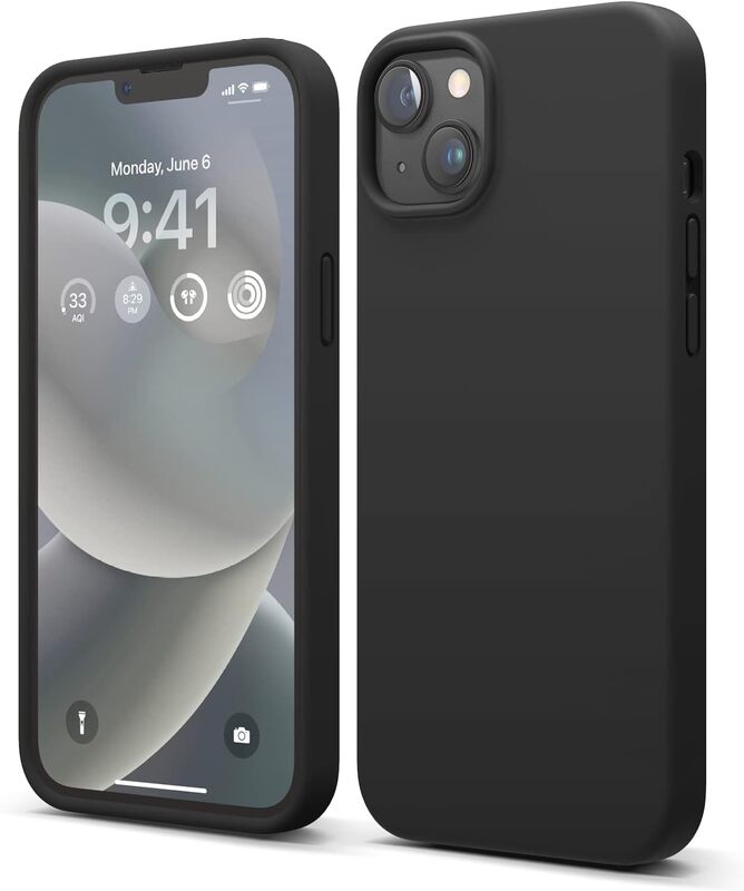 Elago Silicone for iPhone 14 Plus Case Cover - Black