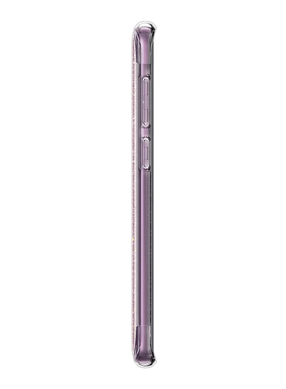 Spigen Samsung Galaxy S9 Slim Armor Crystal Glitter Mobile Phone Case Cover, Gold Quartz