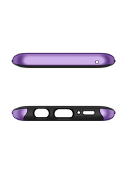 Spigen Samsung Galaxy S9 Neo Hybrid Mobile Phone Case Cover, with Herringbone Pattern, Lilac Purple