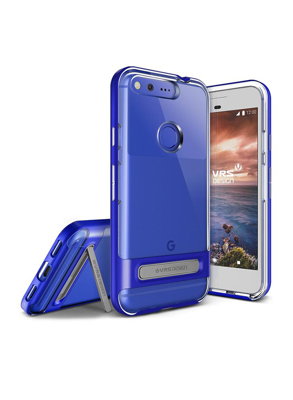 Vrs Design Google Pixel Crystal Bumper Mobile Phone Case Cover, Really Blue