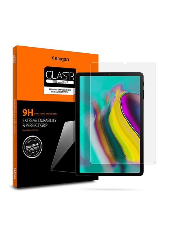 Spigen Samsung Galaxy Tab S5e Glas.tR Slim Tempered Glass Screen Protector, Clear