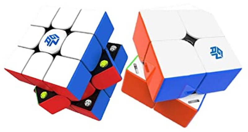 GAN Advance Magnetic package includes GAN 251 M Pro 2x2 Magnetic Speedcube & GAN 356 M Standard Magnetic Speedcube (with extra GES)