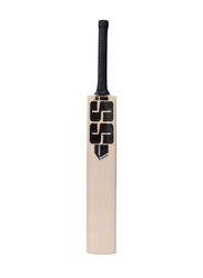 SS Core Range Magnum Pro English Willow Short Hand Cricket Bat, Black/Beige