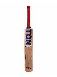 SS Size-6 Ton Range Reserve Edition Kashmir Willow Cricket Bat, Beige/Red