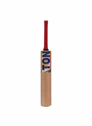 SS Size-6 Ton Range Reserve Edition Kashmir Willow Cricket Bat, Beige/Red