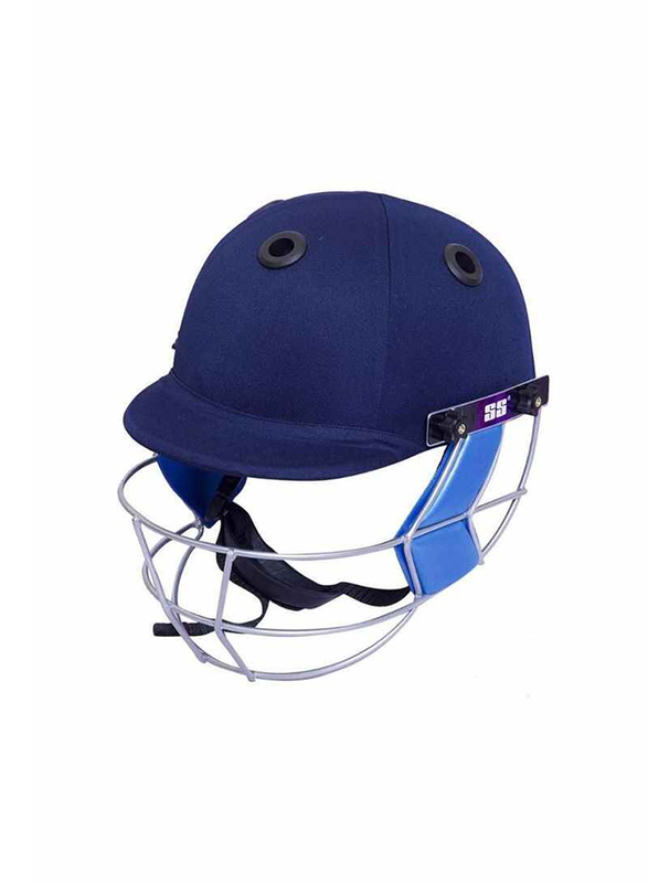 SS Gutsy Cricket Helmet, Medium, Blue