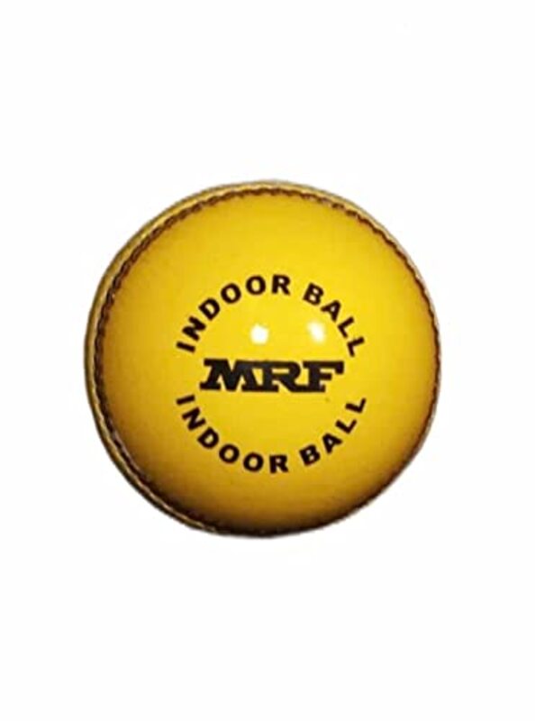 MRF Indoor Cricket Ball - Yellow