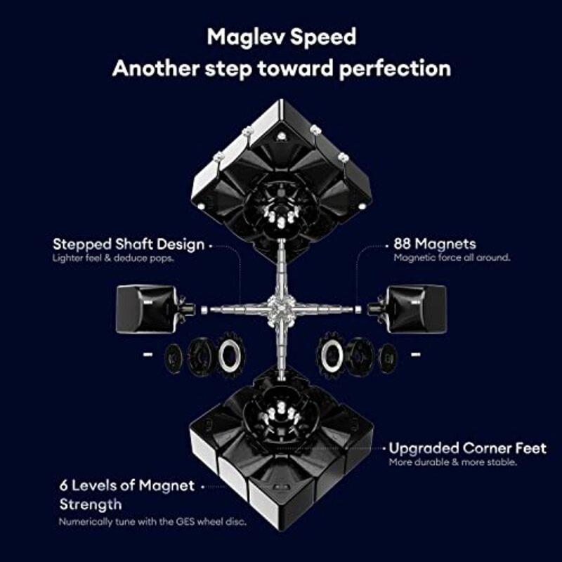 GAN 13 M Maglev UV 3x3 Speedcube Stickerless - LATEST 2022!