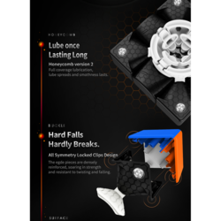 Lite & Lube Combo Pack-Includes: GAN 356 M Lite 3x3 Magnetic Speedcube & GAN Lube I - Maintenance