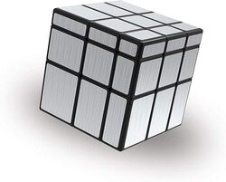 Qiyi Mirror 3x3 Silver Non-Magnetic Speedcube