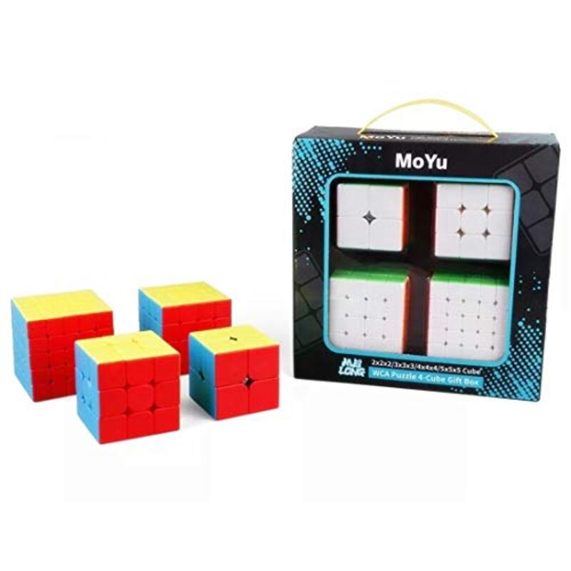 

Rubik MoYu Meilong Combo Pack Gift Set: Includes 4 puzzles 2x2, 3x3, 4x4, 5x5