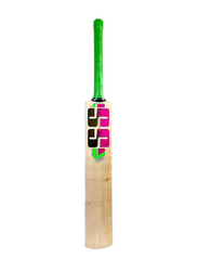 SS Size-6 Core Range Josh Kashmir Willow Cricket Bat, Beige/Green