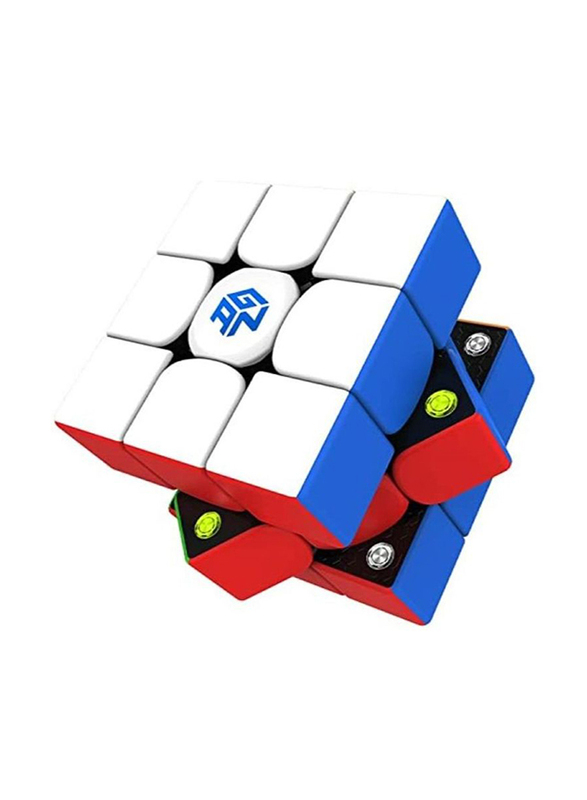 Gan 356 M Standard Magnetic Speed Cube with Extra GES, Ages 3+, Multicolour