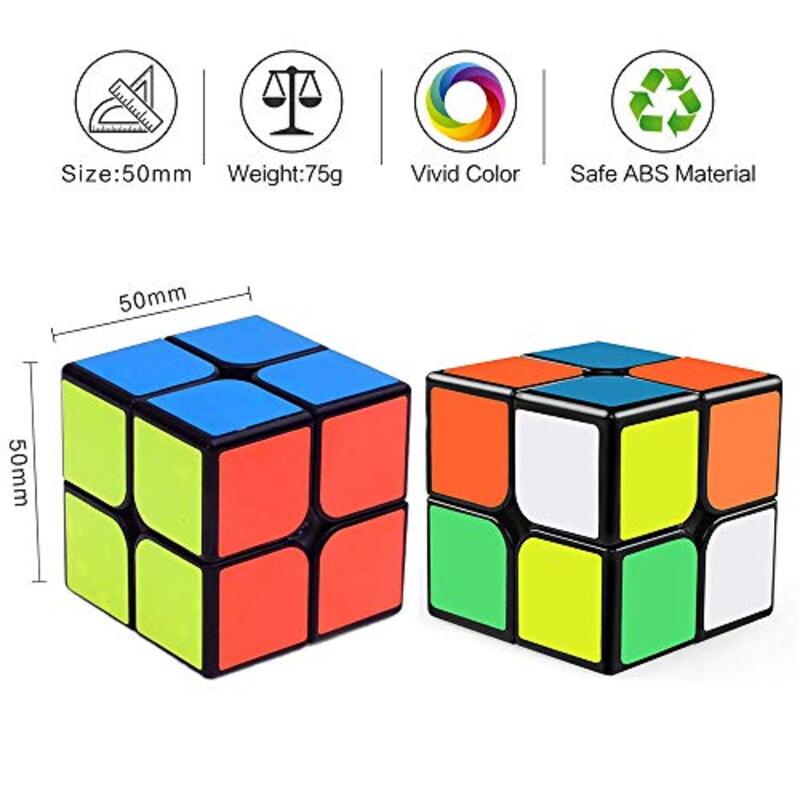 Qiyi Qidi W 2X2 Non Magnetic Speedcube Stickered Cube