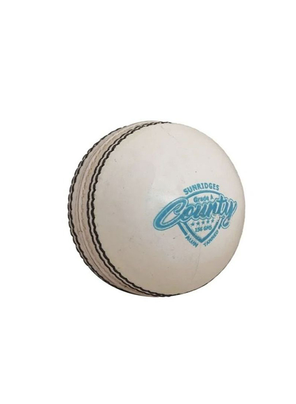 SS 6-Piece County Cricket Ball Set, White