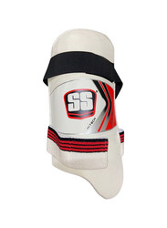 SS Hitech Cricket Thigh Pad Guard, White
