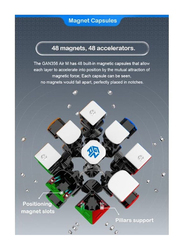Gan 356 M Lite Magnetic Speed Cube, Multicolour