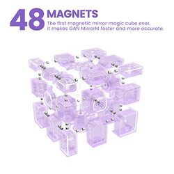 GAN Mirror Cube M UV Coated Purple - Magnetic Alien Cube