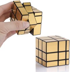 Qiyi Mirror 3x3 Gold Non-Magnetic Speedcube