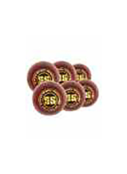SS 6-Piece Club Leather Cricket Ball Set, Red