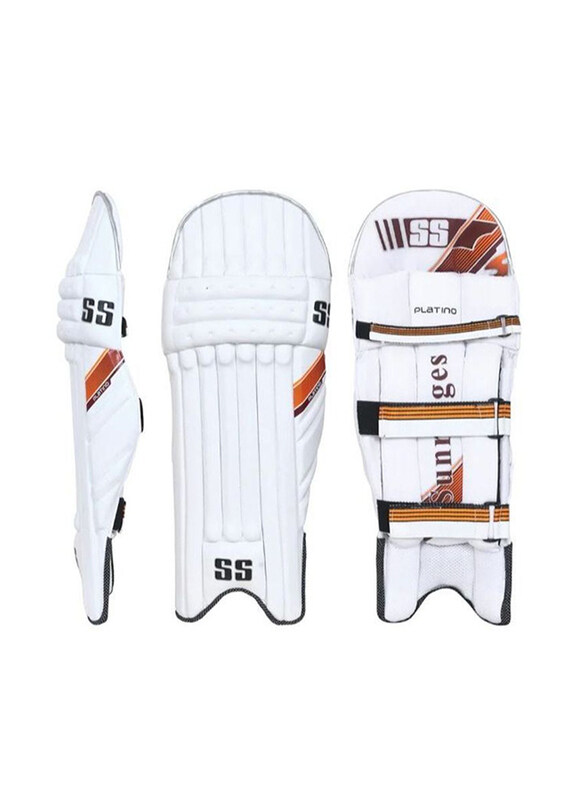 

SS Platino Cricket Batting Pads Leg Guard, White