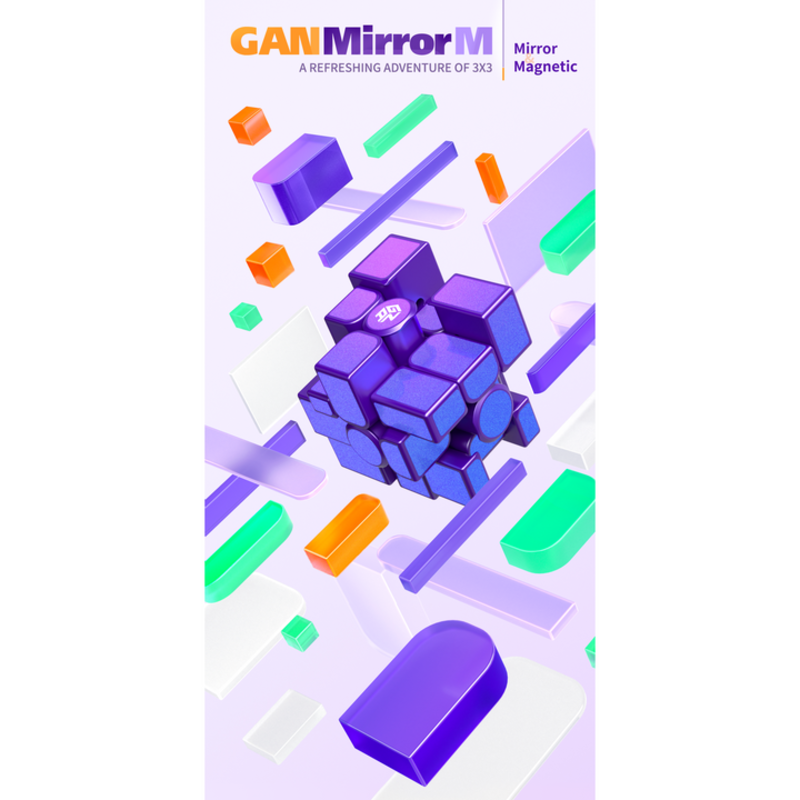 GAN Aliens Combo Pack Standard: Skewb M, Pyraminx M, Mirror Cube M Purple