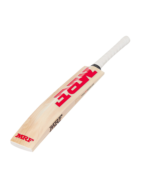 MRF Size-Harrow EW Legend VK 18 1.0 Junior Cricket Bat, Beige/Red
