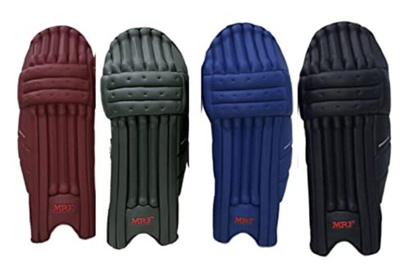 Color Cricket Batting Leg Guard Maroon, Blue, Green, Black (RH) Blue