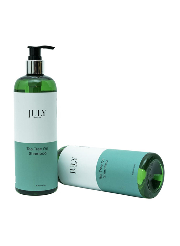 July House Tea Tree Oil Shampoo for All Hair Types, 473ml