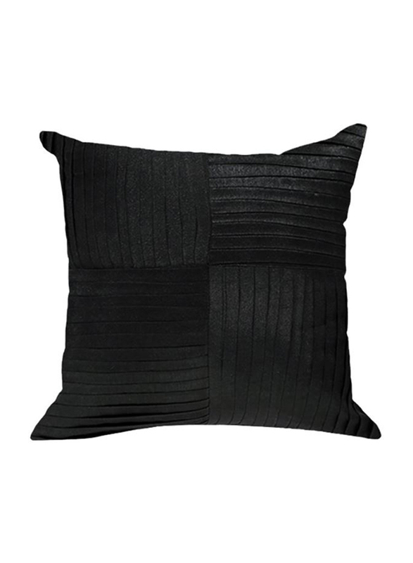 OraOnline Kyrah One Black Decorative Cushion/Pillow, 40x40 cm