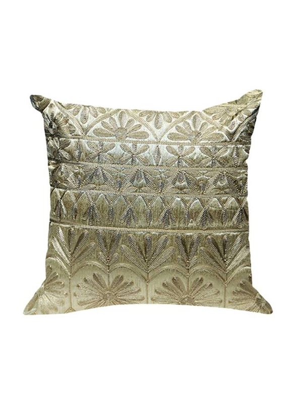 OraOnline Lisa Beige Decorative Cushion/Pillow, 40x40 cm