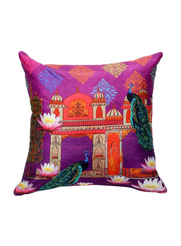 OraOnline No. 34 Multicolor Decorative Cushion/Pillow, 40x40 cm