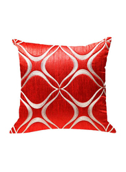 OraOnline Aari Pink Decorative Cushion/Pillow, 40x40 cm