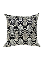 OraOnline Enlighten Black Decorative Cushion/Pillow, 40x40 cm