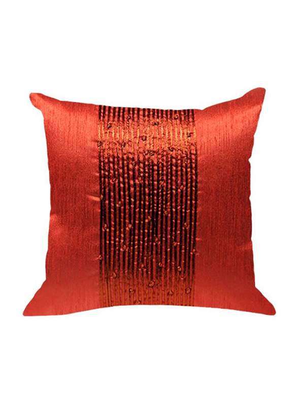 OraOnline Delphi Orange Decorative Cushion/Pillow, 40x40 cm