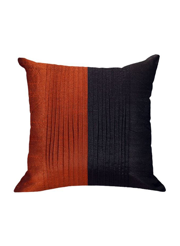 OraOnline Gia Plits Orange Brown Decorative Cushion/Pillow, 40x40 cm