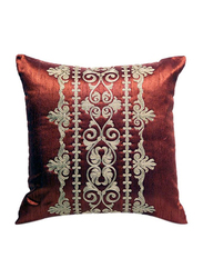 OraOnline Iris Rust Decorative Cushion/Pillow, 40x40 cm