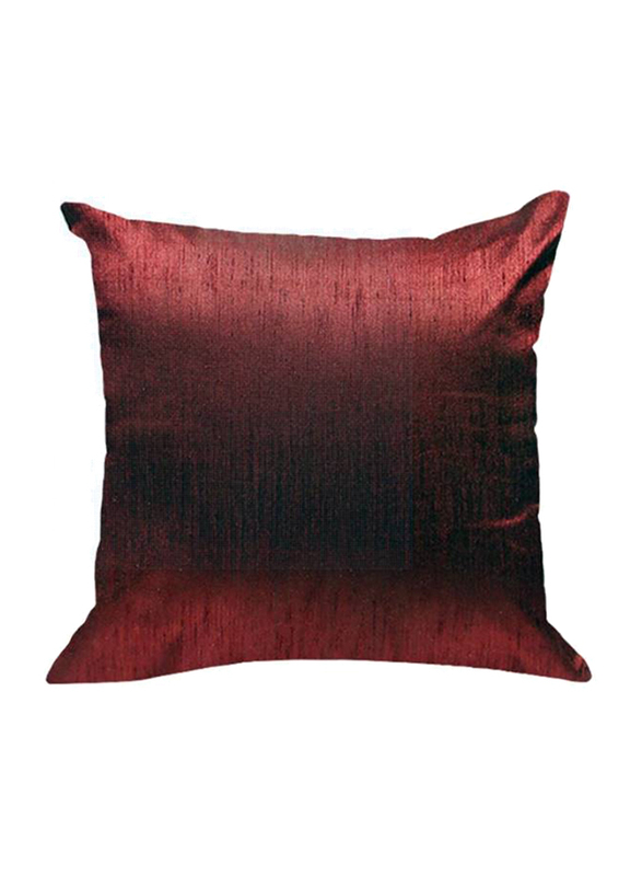 OraOnline Plain Red Decorative Cushion/Pillow, 40x40 cm