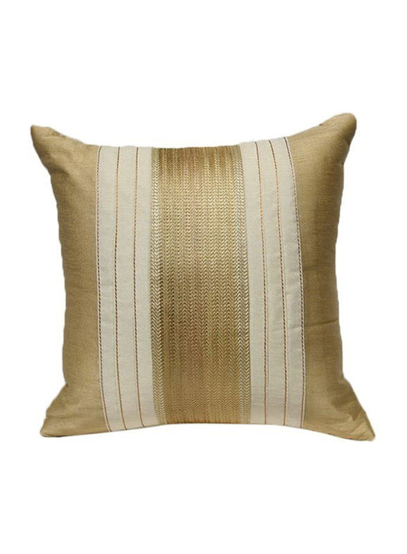 OraOnline Agatha Beige Decorative Cushion/Pillow, 40x40 cm