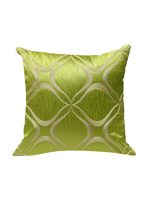 OraOnline Aari Lime Decorative Cushion/Pillow, 40x40 cm