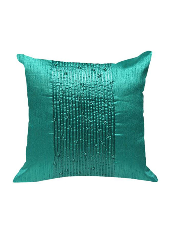 OraOnline Delphi Turquoise Decorative Cushion/Pillow, 40x40 cm