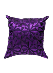 OraOnline Lucido Purple Decorative Cushion/Pillow, 40x40 cm