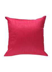 OraOnline Plain Pink Decorative Cushion/Pillow, 40x40 cm