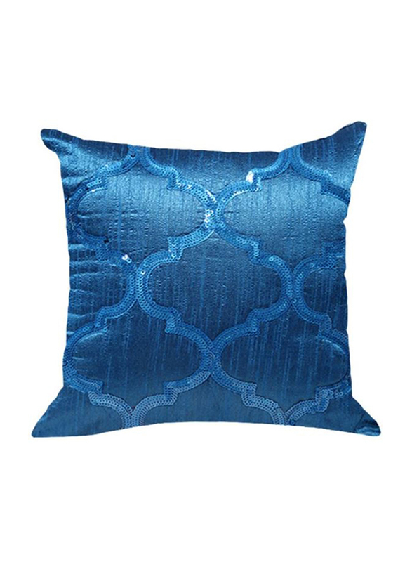 OraOnline Kyrah Three Turquoise Decorative Cushion/Pillow, 40x40 cm